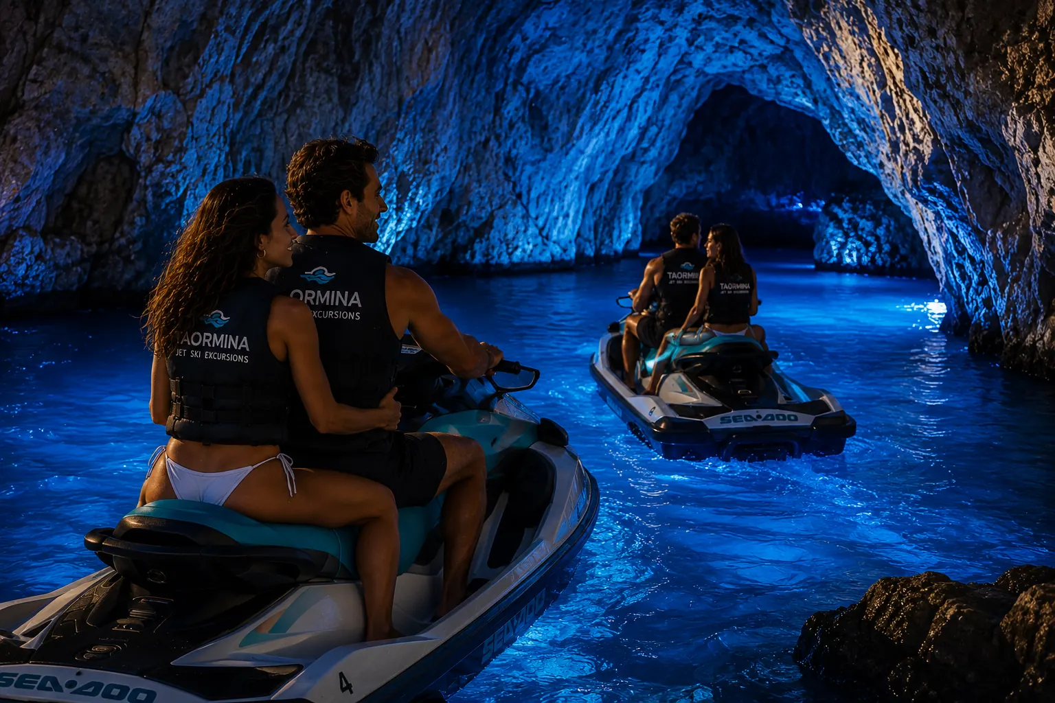 Atmosfera di una cala nascosta sulla costa orientale siciliana